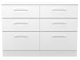Worcester White 6 Drawer Midi Chest
