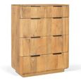 Wrenley Chest - 2+3 Drawer - Natural - Mango Wood