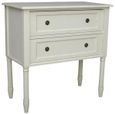 Yaurel French Off White 2 Drawer Chest