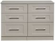 York Cashmere 6 Drawer Midi Chest