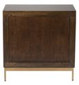 Zaine Walnut 3 Drawer Small Chest