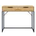 Bali Oak Dressing Table - 2 Drawer