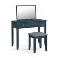 Harrogate Dressing Table Set - 3 Drawer - Blue
