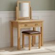 Salisbury Lite Dressing Table Set - 2 Drawer - Oak