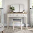 Marlow Dressing Table Set - 3 Drawer - White