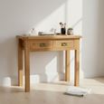 Salisbury Premium Dressing Table - 2 Drawer - Oak
