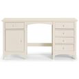 Cameo Double Dressing Table - White