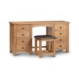 Marlborough Dressing Table - 8 Drawer - Double - Oak