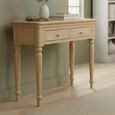 Cromwell Dressing Table - 2 Drawer - Oak