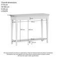 Cromwell Dressing Table - 2 Drawer - Grey Painted