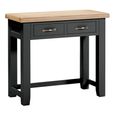 Wilmont Dressing Table - 2 Drawer - Black Painted