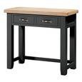 Wilmont Dressing Table - 2 Drawer - Black Painted