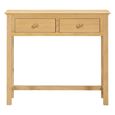 Arlington Dressing Table - 2 Drawer - Oak
