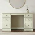 Pembroke Cream 6 Drawer Double Dressing Table
