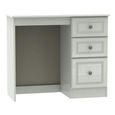 Pembroke Cashmere 3 Drawer Single Dressing Table
