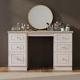 Vienna Dressing Table - 6 Drawer - Double - Cashmere