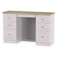 Vienna Dressing Table - 6 Drawer - Double - Cashmere