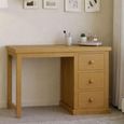 Churchill Waxed Pine 3 Drawer Single Dressing Table