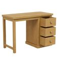 Churchill Waxed Pine 3 Drawer Single Dressing Table