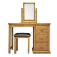 Churchill Waxed Pine Dressing Table Set