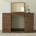 Sherwood Double Dressing Table - 6 Drawer - Walnut