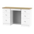 Vienna Dressing Table - 6 Drawer - Double - Porcelain