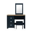 Highgate Dressing Set - 3 Drawer - Navy Blue Painted