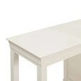 Paisley Dressing Table - 3 Drawer - Cream Painted