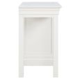 Paisley Dressing Table - 3 Drawer - White Painted