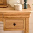 Bordeaux Dressing Table - 2 Drawer - Natural - Oak