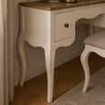 Camille Dressing Table with Stool - 3 Drawer - French Style - Ivory
