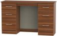 Avon Walnut Effect 6 Drawer Double Dressing Table