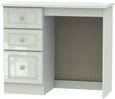 Balmoral Cashmere 3 Drawer Single Pedestal Dressing Table