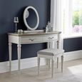 Montreux Dressing Table - Grey Washed Oak & Soft Grey