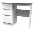 Camden White Gloss 3 Drawer Single Dressing Table