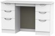Camden White Matt 6 Drawer Double Dressing Table