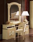 Aida Dressing Table - Double Pedestal - Ivory