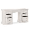 Clermont Double Dressing Table - 6 Drawer - Soft Grey