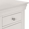 Clermont Double Dressing Table - 6 Drawer - Soft Grey