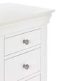 Clermont Double Dressing Table - 6 Drawer - White