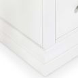 Clermont Double Dressing Table - 6 Drawer - White