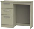 Contrast Mushroom 3 Drawer Single Dressing Table
