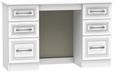 Dorset White 6 Drawer Double Dressing Table