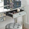Elysee Dressing Table - 5 Drawer - Mirrored
