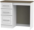 Kent White Ash and Oak 3 Drawer Single Dressing Table