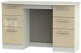 Knightsbridge Mushroom and Cashmere Matt 6 Drawer Double Dressing Table