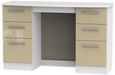 Knightsbridge Mushroom and White 6 Drawer Double Dressing Table