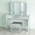 Lucia Dressing / Console Table - Mirrored