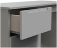 Milan Grey 3 Drawer Single Dressing Table