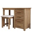 Opus Dressing Set - 4 Drawer - Oak